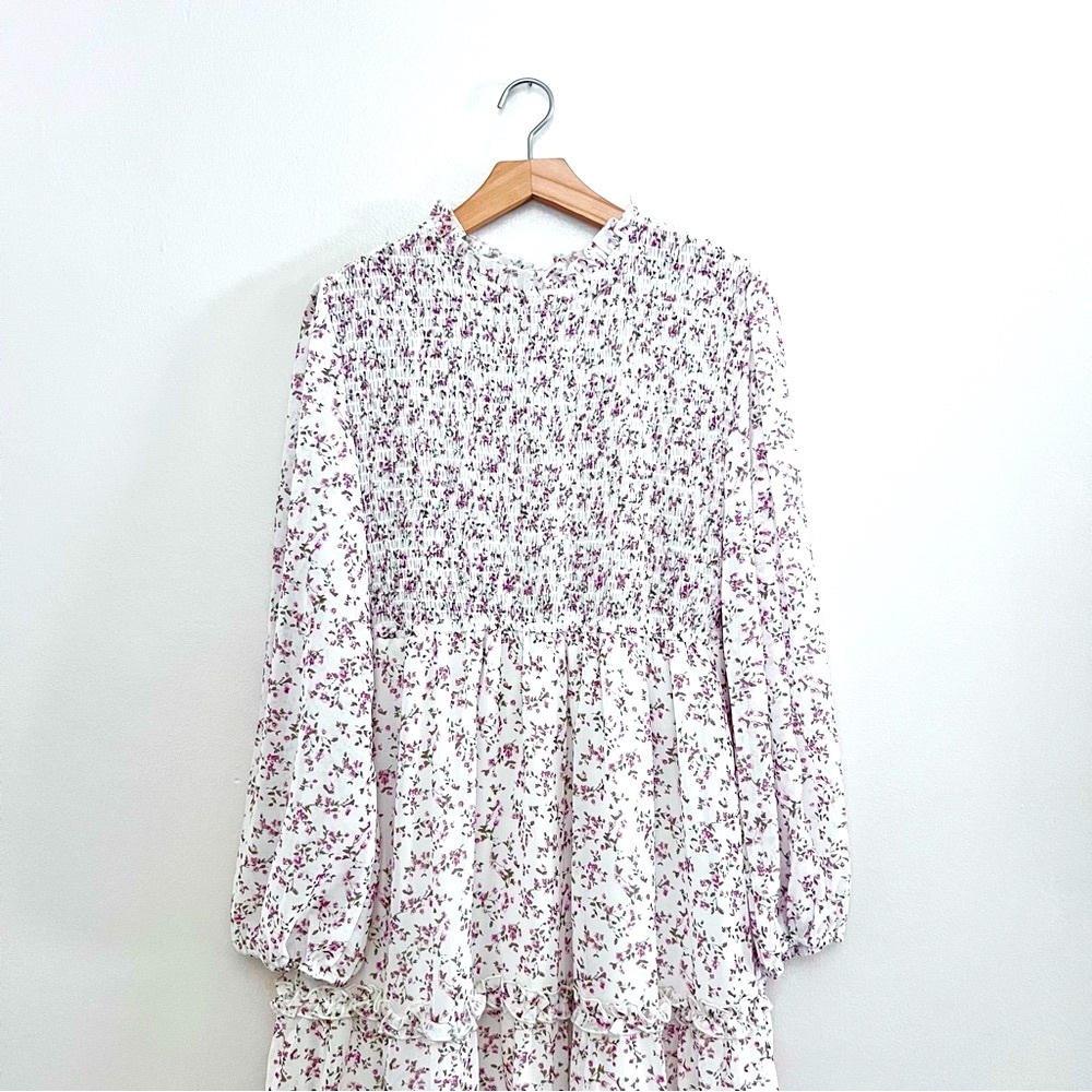 Petal & Pup Floral Cream Dress - Picture 6 of 15